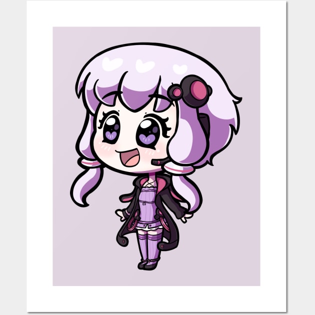 Yuzuki Yukari - Vocaloid Wall Art by Miss_Akane